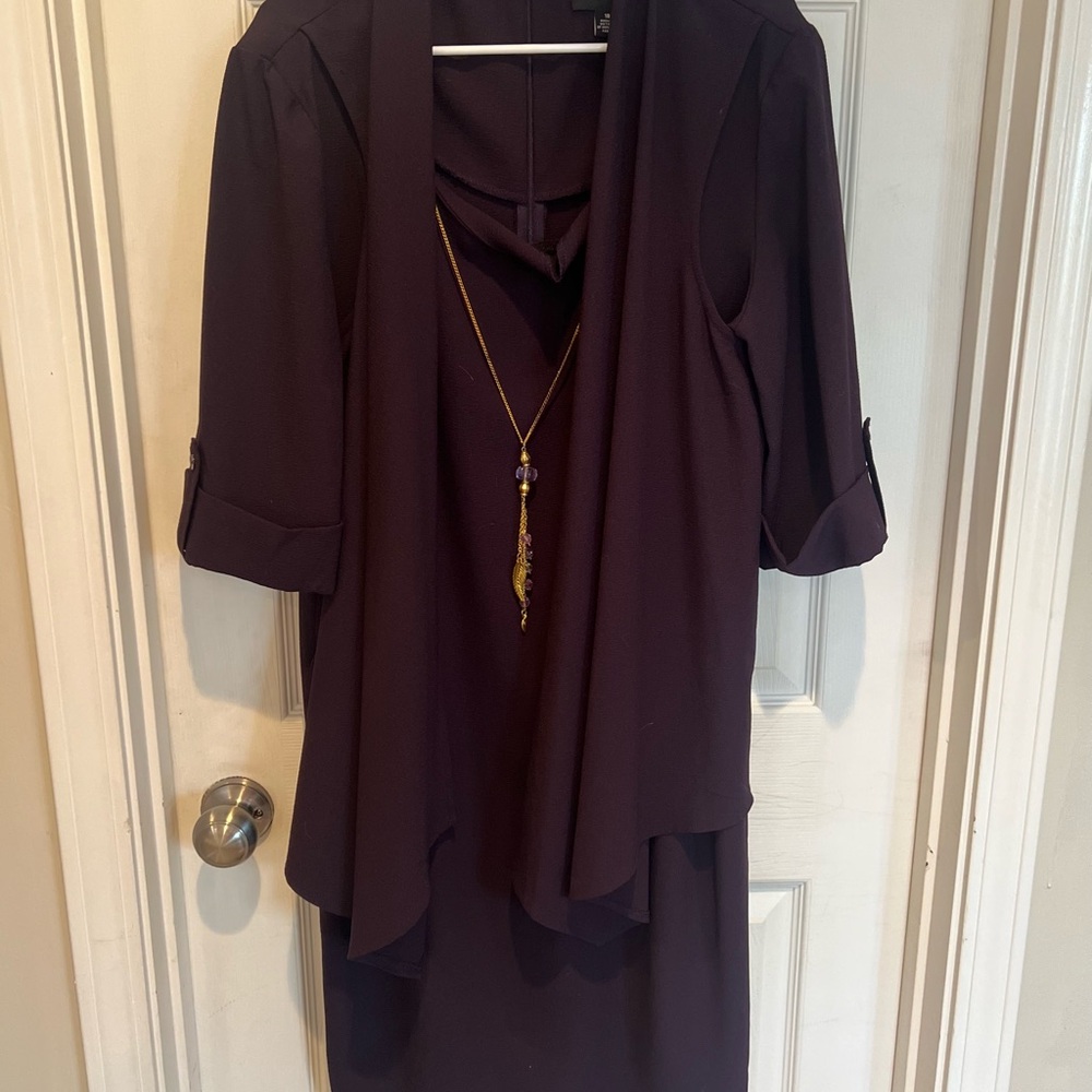 R&M Richards Deep Purple Dress